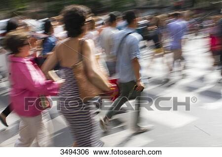 France, Paris, 9th district, Boulevard Haussmann, pedestrians View Large Photo Image Stock Photograph - France, Paris, 9th district, Boulevard Haussmann, pedestrians. Fotosearch