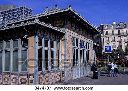 Stock Photo - France, Paris, metro station Javel.. Fotosearch