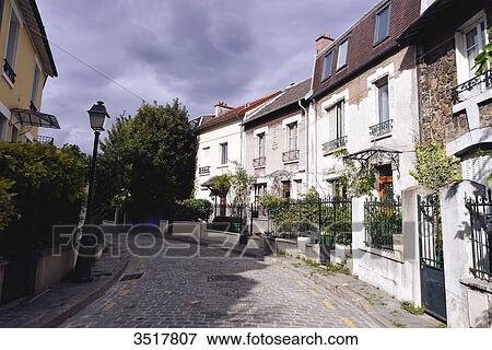 France, Paris, residential area in the heart of Paris View Large Photo Image Stock Photo - France, Paris, residential area in the heart of Paris. Fotosearch