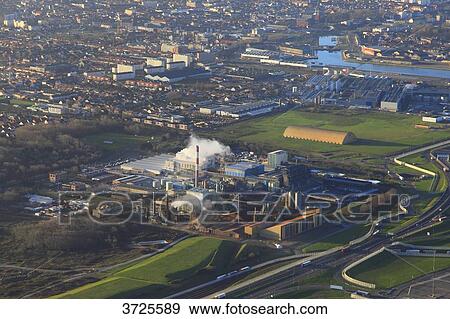 France, Pas de Calais, Calais, aerial view. Dioxide. View Large Photo Image Stock Photo - France, Pas de Calais, Calais, aerial view. Dioxide.. Fotosearch