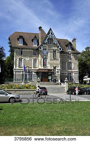 France, Pays de la Loire region, Loire-Atlantique department, town hall of Pornichet city. View Large Photo Image Stock Photograph - France, Pays de la Loire region, Loire-Atlantique department, town hall of Pornichet city.. Fotosearch