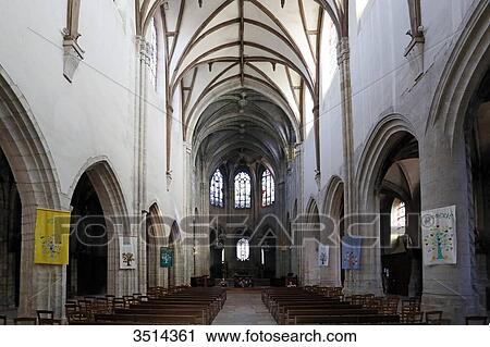 France, Seine et Marne. Nemours. City center. Saint Jean Baptiste church. View Large Photo Image Stock Image - France, Seine et Marne. Nemours. City center. Saint Jean Baptiste church.. Fotosearch