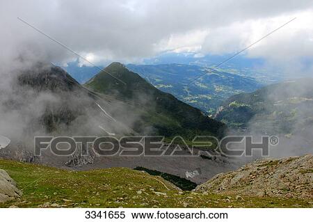France, South-Western France, Saint-Gervais-les-Bains, Eagles Nest above the village View Large Photo Image Stock Photography - France, South-Western France, Saint-Gervais-les-Bains, Eagles Nest above the village. Fotosearch