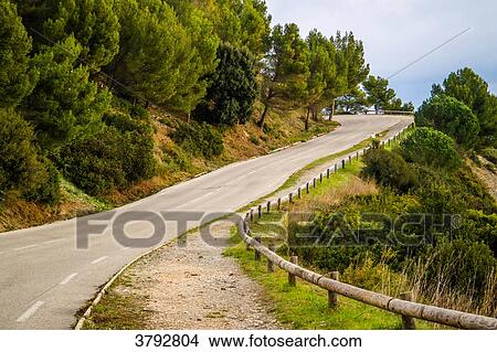 France, Var, cliff road near Toulon View Large Photo Image Picture - France, Var, cliff road near Toulon. Fotosearch