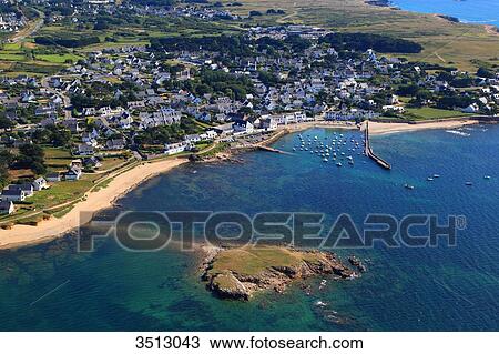 France, Western France, aerial view of Quiberon peninsula. Portivy. View Large Photo Image Stock Image - France, Western France, aerial view of Quiberon peninsula. Portivy.. Fotosearch