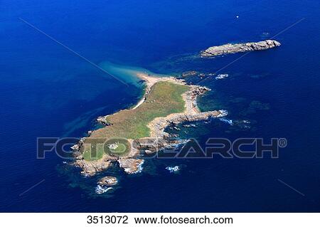 France, Western France, aerial view of Quiberon peninsula. Small island off the Pointe Conguel. View Large Photo Image Stock Image - France, Western France, aerial view of Quiberon peninsula. Small island off the Pointe Conguel.. Fotosearch