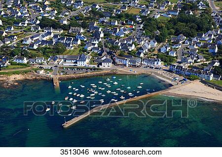 France, Western France, aerial view of Quiberon peninsula. Portivy. View Large Photo Image Stock Photograph - France, Western France, aerial view of Quiberon peninsula. Portivy.. Fotosearch