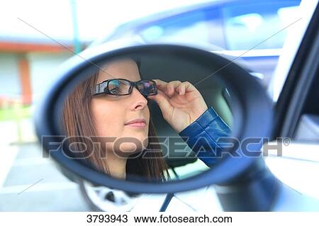 France, woman in her car. View Large Photo Image Stock Image - France, woman in her car.. Fotosearch
