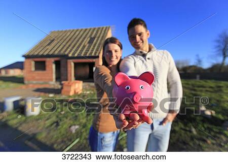 France, young person couples and house in construction. View Large Photo Image Stock Image - France, young person couples and house in construction.. Fotosearch