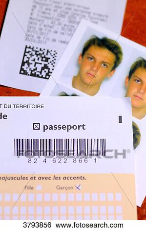 Stock Photograph - French passport.. Fotosearch