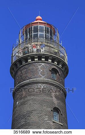 Germany, Lower Saxony. Borkum Island. New lighthouse. View Large Photo Image Stock Photo - Germany, Lower Saxony. Borkum Island. New lighthouse.. Fotosearch