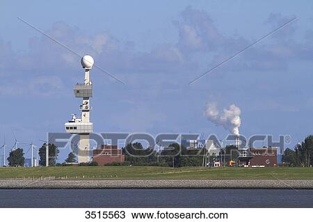 Germany. Lower Saxony. Emden. The Ems. Harbour's master office. View Large Photo Image Stock Image - Germany. Lower Saxony. Emden. The Ems. Harbour's master office.. Fotosearch