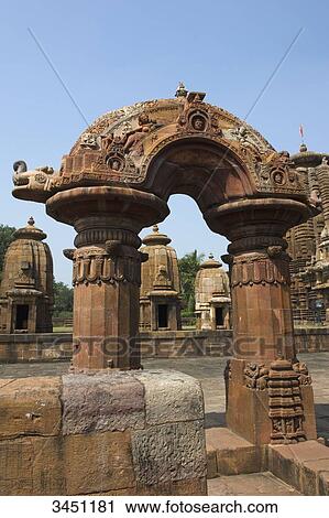 India, Orissa, Bhubaneswar, Mukteswara temple, 10th Century, sculpted portal (Torana) View Large Photo Image Stock Image - India, Orissa, Bhubaneswar, Mukteswara temple, 10th Century, sculpted portal (Torana). Fotosearch