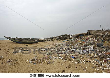 India, Orissa, Chandrabhaga, fishermen village near Konarak, beach used as a dump View Large Photo Image Stock Photograph - India, Orissa, Chandrabhaga, fishermen village near Konarak, beach used as a dump. Fotosearch