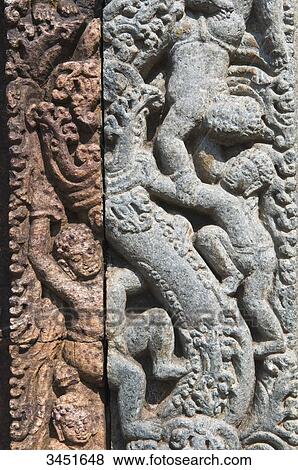 India, Orissa, Jajupur district, Ratnagiri, 1st monastery, detail of the porch View Large Photo Image Stock Photo - India, Orissa, Jajupur district, Ratnagiri, 1st monastery, detail of the porch. Fotosearch