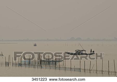 India, Orissa, Lake Chilika, Sataparha, shrimp farm View Large Photo Image Stock Image - India, Orissa, Lake Chilika, Sataparha, shrimp farm. Fotosearch