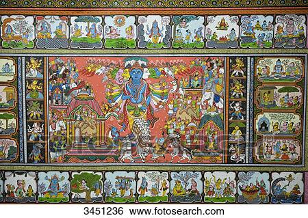 India, Orissa, Raghurajpur, brahman village specialised in traditional paintings called patachitra View Large Photo Image Stock Photograph - India, Orissa, Raghurajpur, brahman village specialised in traditional paintings called patachitra. Fotosearch