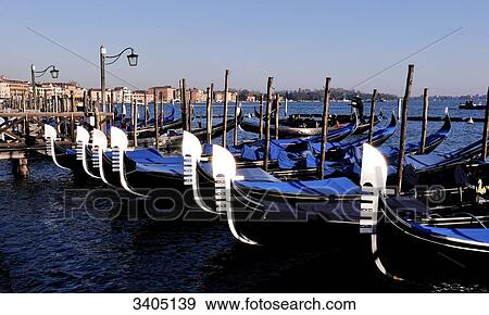 Italy, Venice, la Serenissima, gondolas on the Bacino de San Marco, View Large Photo Image Stock Photo - Italy, Venice, la Serenissima, gondolas on the Bacino de San Marco,. Fotosearch
