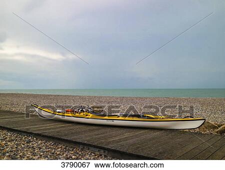kayak on the beach View Large Photo Image Stock Photo - kayak on the beach. Fotosearch