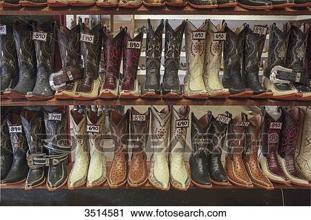 Mexico, Chihuahua State, Chihuahua, Store of cowboys boots View Large Photo Image Stock Image - Mexico, Chihuahua State, Chihuahua, Store of cowboys boots. Fotosearch