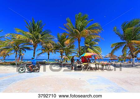 Mexico, Quintana Roo. Costa Maya. Mahahual. Beach. View Large Photo Image Stock Image - Mexico, Quintana Roo. Costa Maya. Mahahual. Beach.. Fotosearch