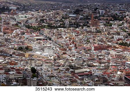 Mexico, Zacatecas state, Zacatecas, General view of Zacatecas from the Cerro de la Bufa, Unesco World Heritage View Large Photo Image Stock Image - Mexico, Zacatecas state, Zacatecas, General view of Zacatecas from the Cerro de la Bufa, Unesco World Heritage. Fotosearch