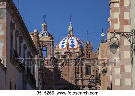 Mexico, Zacatecas state, Zacatecas, Church Santo Domingo, Unesco World Heritage View Large Photo Image Stock Photograph - Mexico, Zacatecas state, Zacatecas, Church Santo Domingo, Unesco World Heritage. Fotosearch