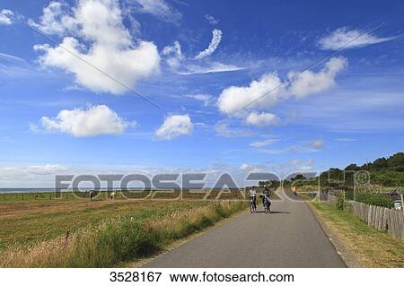 Stock Photo - Nederlands. Wadden Islands archipelago. Vlieland island.. Fotosearch