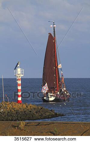 Netherlands, Friesland. Harlingen. The harbour. View Large Photo Image Stock Photo - Netherlands, Friesland. Harlingen. The harbour.. Fotosearch