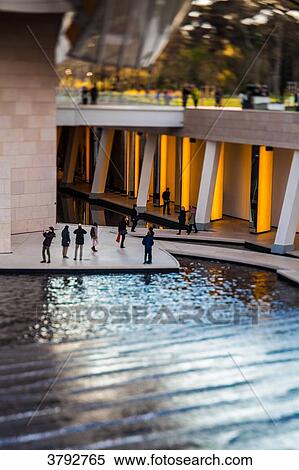 Stock Photography - Paris France, fondation louis vuitton. Fotosearch