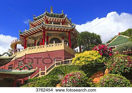Philipinas, Cebu City. Cebu Island. Taoist Temple Cebu View Large Photo Image Picture - Philipinas, Cebu City. Cebu Island. Taoist Temple Cebu. Fotosearch