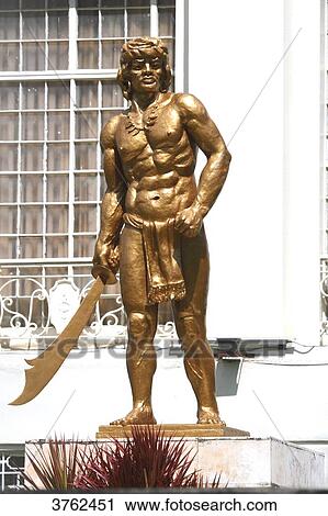 Philipinas, Cebu City. Cebu Island. Statue in front of Cebu Provincial Capitol View Large Photo Image Stock Image - Philipinas, Cebu City. Cebu Island. Statue in front of Cebu Provincial Capitol. Fotosearch
