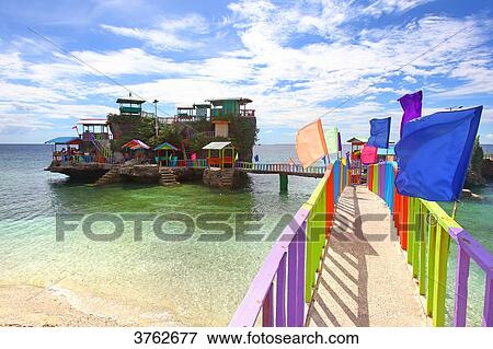 Stock Photo - Philippinas, Cebu Island. Gibitngil funtastic island in medellin cebu. Fotosearch