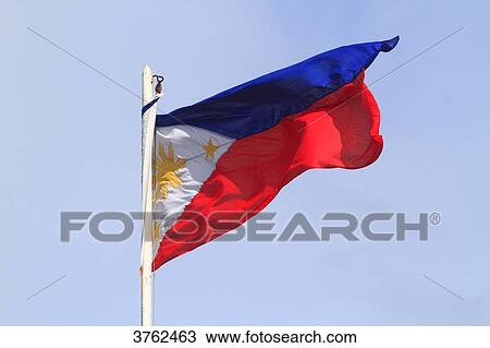 Philippinas, national flag.. View Large Photo Image Stock Image - Philippinas, national flag... Fotosearch
