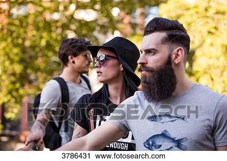 Portraits of young Hipster View Large Photo Image Stock Image - Portraits of young Hipster. Fotosearch
