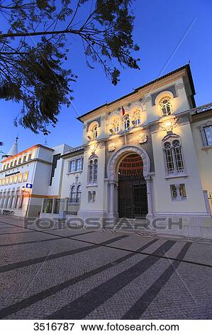 Portugal, Algarve. Faro. Banco de Portugal. 1926 View Large Photo Image Stock Photo - Portugal, Algarve. Faro. Banco de Portugal. 1926. Fotosearch