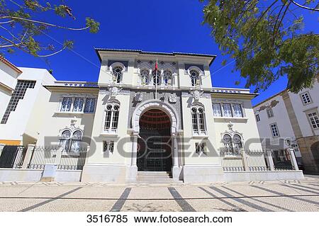Portugal, Algarve. Faro. Banco de Portugal. 1926 View Large Photo Image Stock Photography - Portugal, Algarve. Faro. Banco de Portugal. 1926. Fotosearch