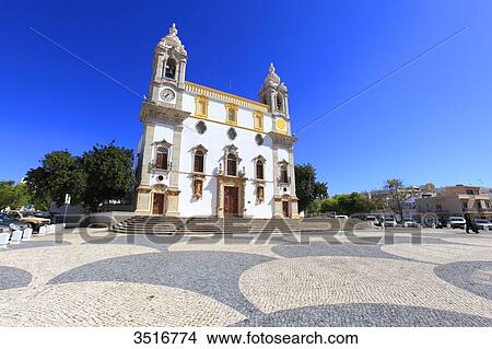 Portugal, Algarve. Faro. Carmelites Church (Igreja de Nossa Senhora do Monte do Carmo) View Large Photo Image Picture - Portugal, Algarve. Faro. Carmelites Church (Igreja de Nossa Senhora do Monte do Carmo). Fotosearch