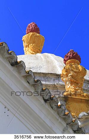 Portugal, Algarve. Faro. Detail of the roof of the City museum. View Large Photo Image Stock Photograph - Portugal, Algarve. Faro. Detail of the roof of the City museum.. Fotosearch