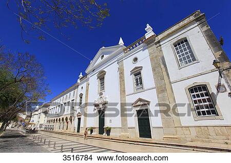 Portugal, Algarve. Faro. Igreja da Misericordia View Large Photo Image Picture - Portugal, Algarve. Faro. Igreja da Misericordia. Fotosearch