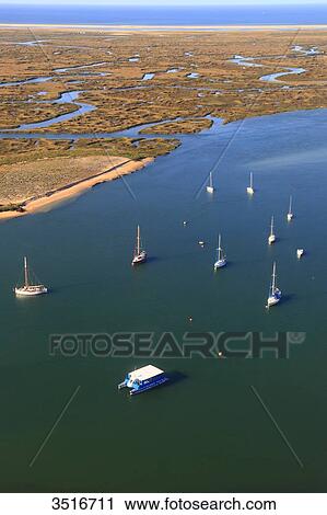 Portugal, Algarve. Faro. Ria Formosa View Large Photo Image Stock Image - Portugal, Algarve. Faro. Ria Formosa. Fotosearch