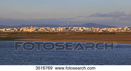 Portugal, Algarve. Faro. Ria Formosa View Large Photo Image Stock Photo - Portugal, Algarve. Faro. Ria Formosa. Fotosearch