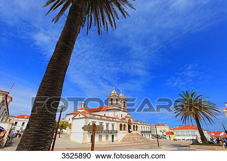 Stock Image - Portugal, Nazare. Nossa Senhora da Nazare.. Fotosearch