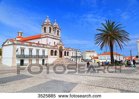 Portugal, Nazare. Nossa Senhora da Nazare. View Large Photo Image Stock Photography - Portugal, Nazare. Nossa Senhora da Nazare.. Fotosearch