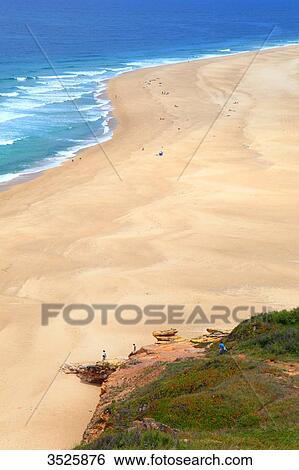 Portugal, Nazare. Praia do Norte. The northern beach. View Large Photo Image Stock Photograph - Portugal, Nazare. Praia do Norte. The northern beach.. Fotosearch