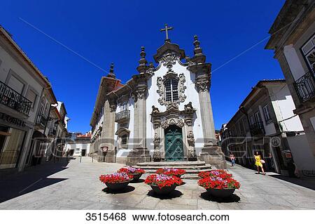 Portugal, Viana do Castelo. Historical centre. Capela das Malheiras. View Large Photo Image Stock Photo - Portugal, Viana do Castelo. Historical centre. Capela das Malheiras.. Fotosearch