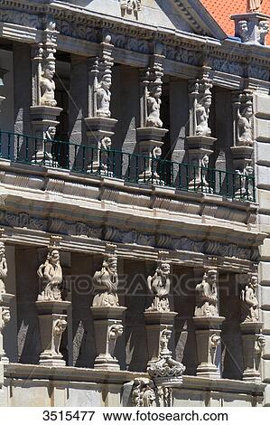 Stock Photo - Portugal, Viana do Castelo. Historical centre. Misericordia de Viana do Castelo.. Fotosearch