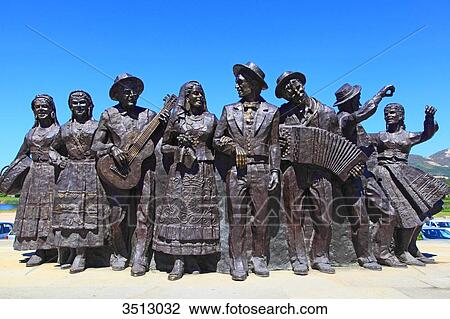Portugal, Viano do Castelo district, Ponte do Lima. The oldest city of Portugal. Tribute to folkloric dance. View Large Photo Image Stock Image - Portugal, Viano do Castelo district, Ponte do Lima. The oldest city of Portugal. Tribute to folkloric dance.. Fotosearch