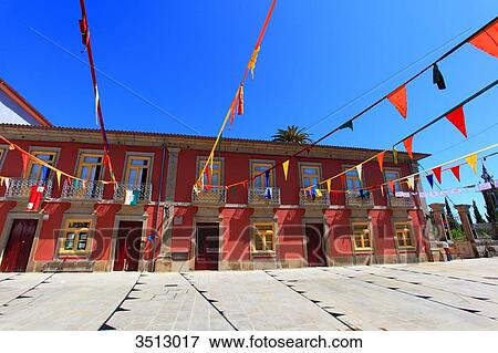 Portugal, Viano do Castelo district, Ponte do Lima. The oldest city of Portugal. Inn for the pilgrims of Santiago de Compostela. View Large Photo Image Stock Photo - Portugal, Viano do Castelo district, Ponte do Lima. The oldest city of Portugal. Inn for the pilgrims of Santiago de Compostela.. Fotosearch