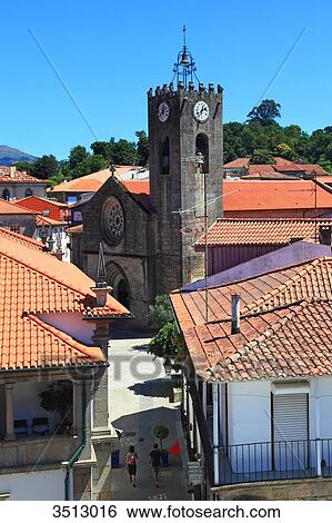 Portugal, Viano do Castelo district, Ponte do Lima. The oldest city of Portugal. Igreja Matriz View Large Photo Image Stock Photograph - Portugal, Viano do Castelo district, Ponte do Lima. The oldest city of Portugal. Igreja Matriz. Fotosearch